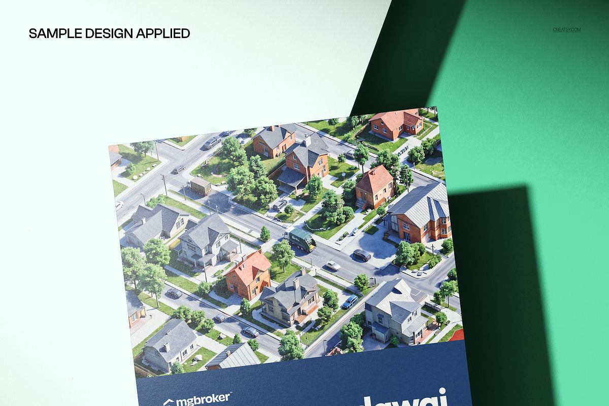 Editable Rectangular Flyer Mockup