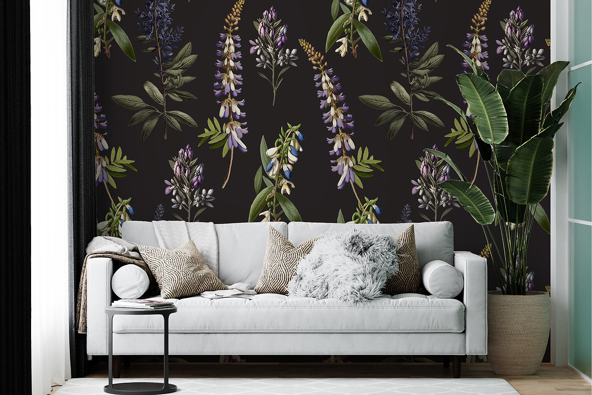 Lupine. Vintage botanical atlas, a Pattern Graphic by Antikva17 (Photo 5 of 12)