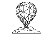 Hot Air Balloon Silhouette Bundle, an Object Illustration by Gaye Art (Thumbnail 30 of 31)