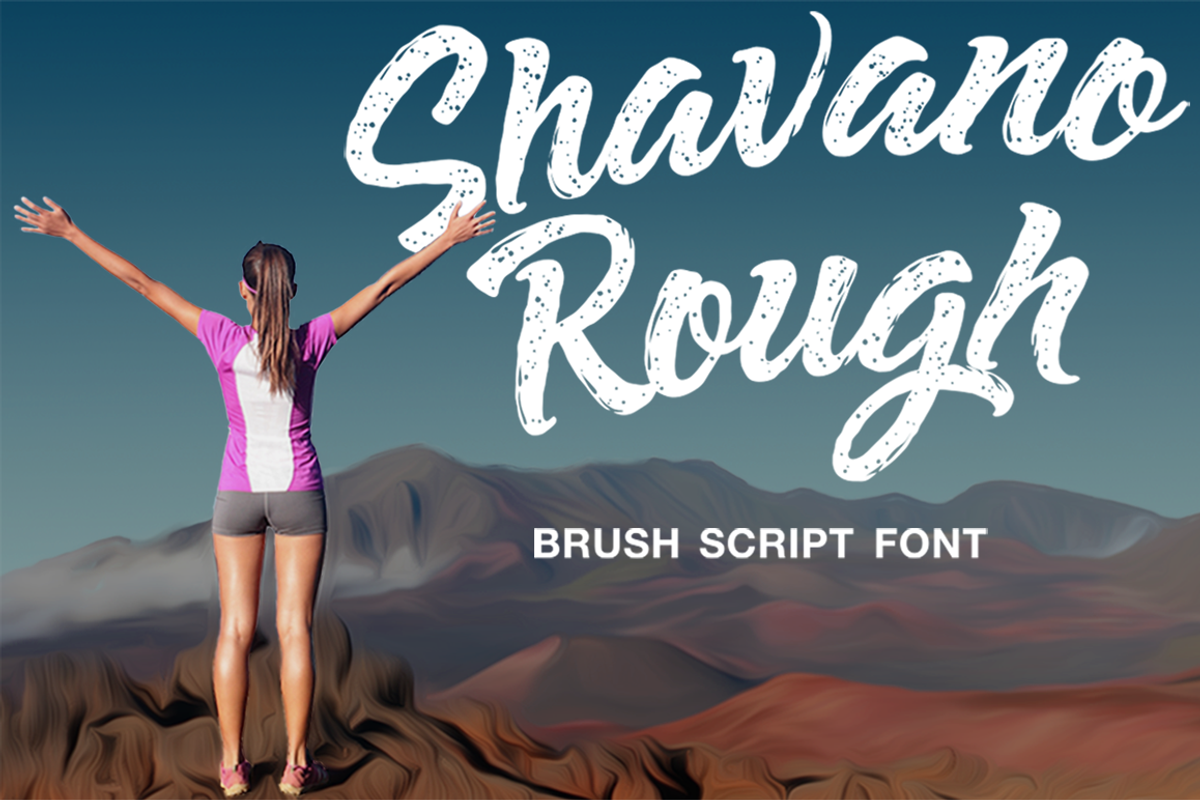 Shavano, a Bold & Beautiful font preview 2