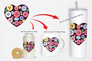 Button Heart Clipart, a Graphic by Artnoy (Thumbnail 4 of 5)