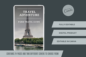 Travel Ebook Canva Editable Template