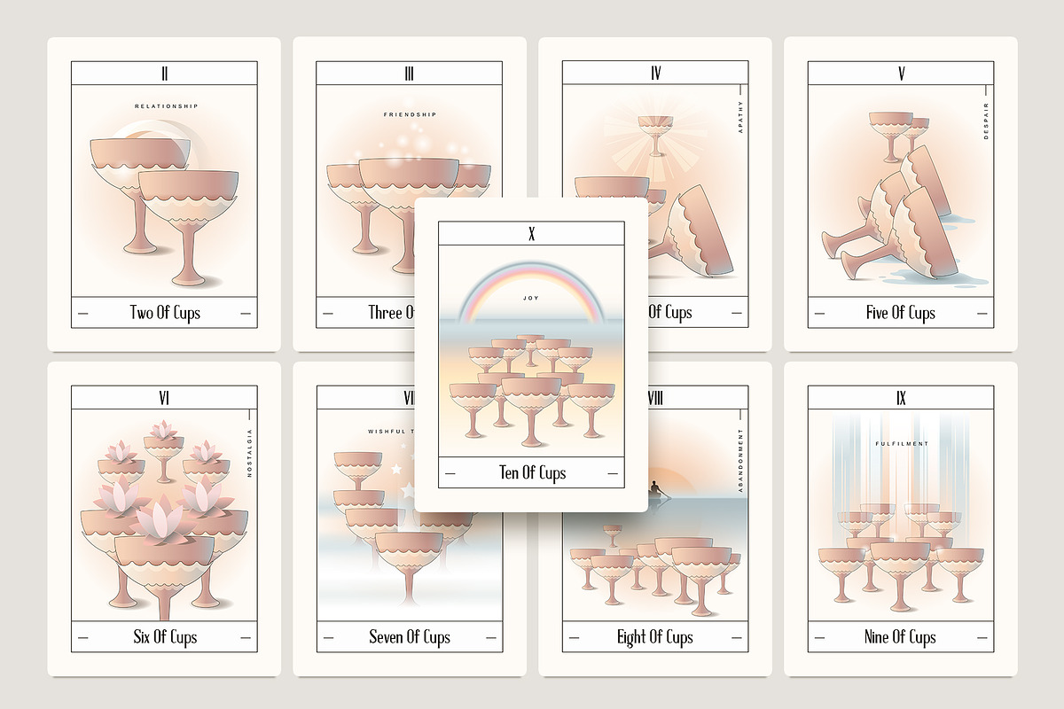 Tarot Card Templates - Minor Arcana, an Illustration by Polar Vectors (Photo 5 of 15)