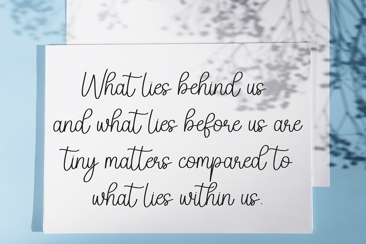 Staycation | Script Font, a Script Font by Scratchones (Photo 5 of 8)