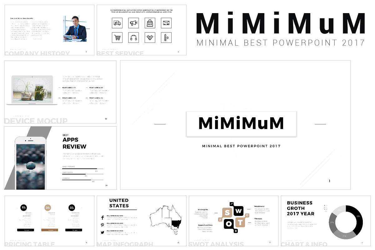 Mimimum Keynote Template, a Presentation Template by ZAAS (Photo 1 of 8)