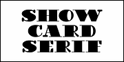 Show Card Serif JNL, a Serif Font by Jeff Levine Fonts (Thumbnail 2 of 5)