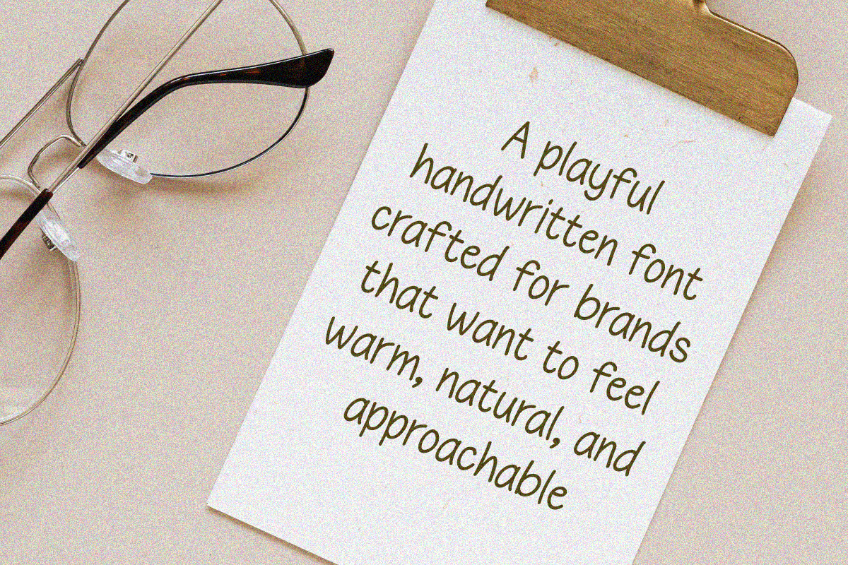 Handy, a Handwritten Font by Zafiratype (Photo 4 of 5)
