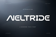 Neltride - Modern Tech Font, a Sans Serif Font by twinstd (Thumbnail 1 of 11)