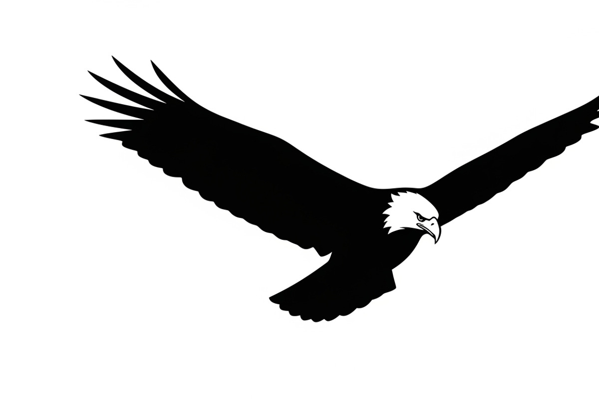 Powerful eagle flying wall art desig, an Illustration by Amazin_art (Photo 22 of 31)