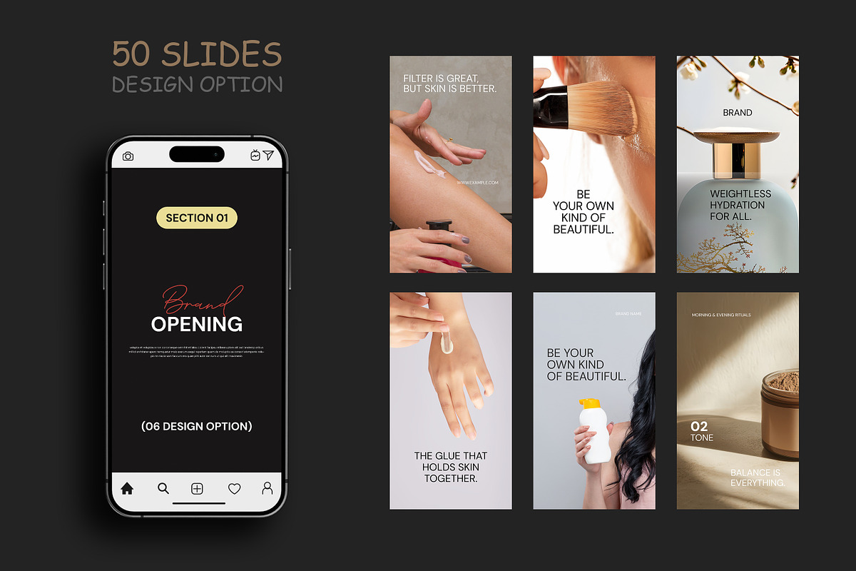 Beauty & Fashion Instagram story kit, a Social Media Template by Artisan Vibes (Photo 5 of 10)