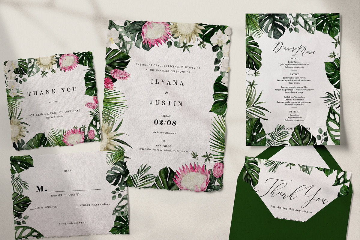 Protea - tropical collection, a Texture Illustration by Backyard Rose (Photo 2 of 22)