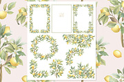 Lemon Watercolor Amalfi Collection, a Decorative Illustration by WonderWonder (Thumbnail 8 of 18)