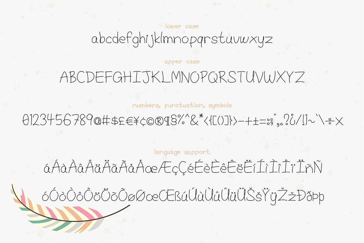 Little Sparrow | handwriting font, a Script Font by white supply (Photo 6 of 6)