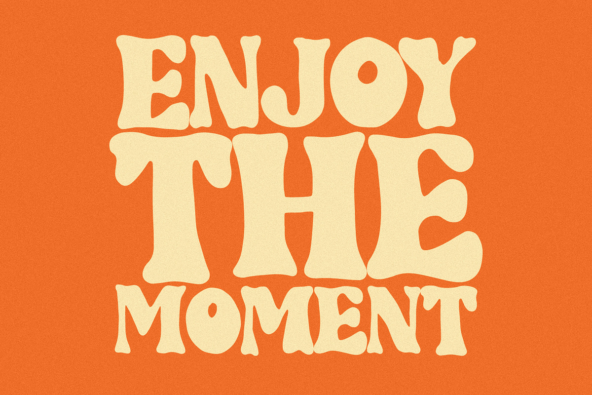 Melt bold retro font, a Sans Serif Font by BilberryCreates (Photo 10 of 14)