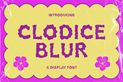 Clodice Blur, a Sans Serif Font by Craft Supply Co. (Thumbnail 1 of 8)