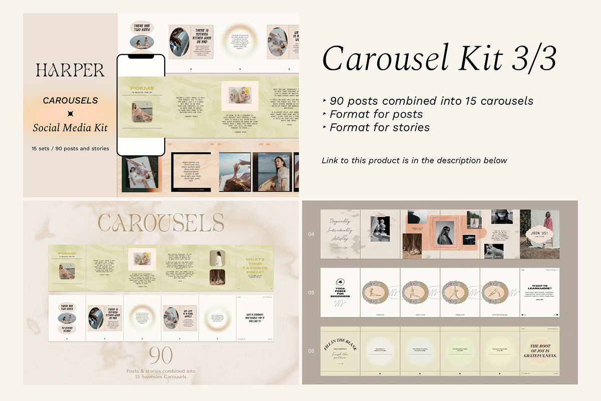 Instagram Carousel Bundle, a Social Media Template by Bonumo (Photo 18 of 24)
