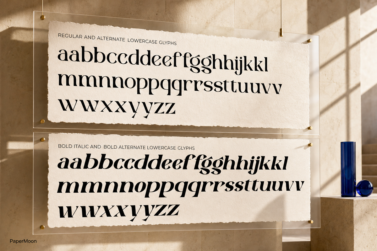 VANTRELLE Luxury Display Serif Font, a Serif Font by PaperMoon (Photo 6 of 6)
