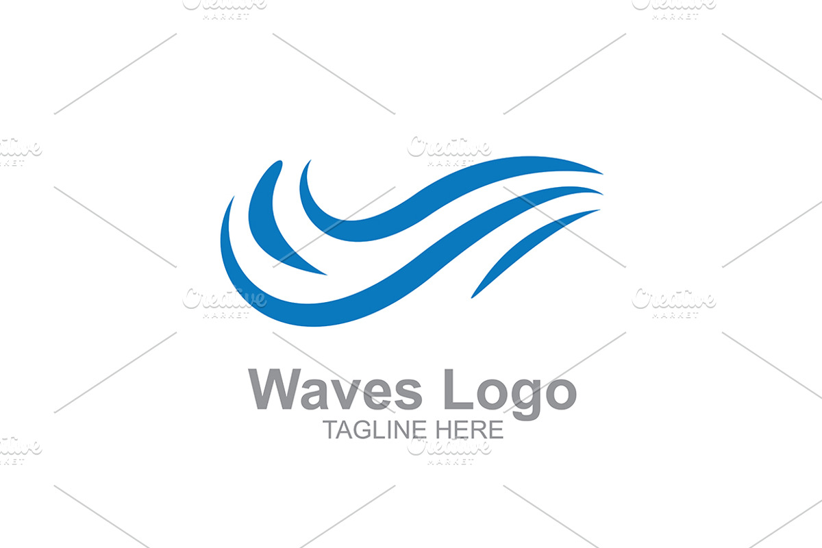 20 Logo Sea & Waves Templates Bundle, a Branding & Logo Template by Friendesigns (Photo 2 of 21)