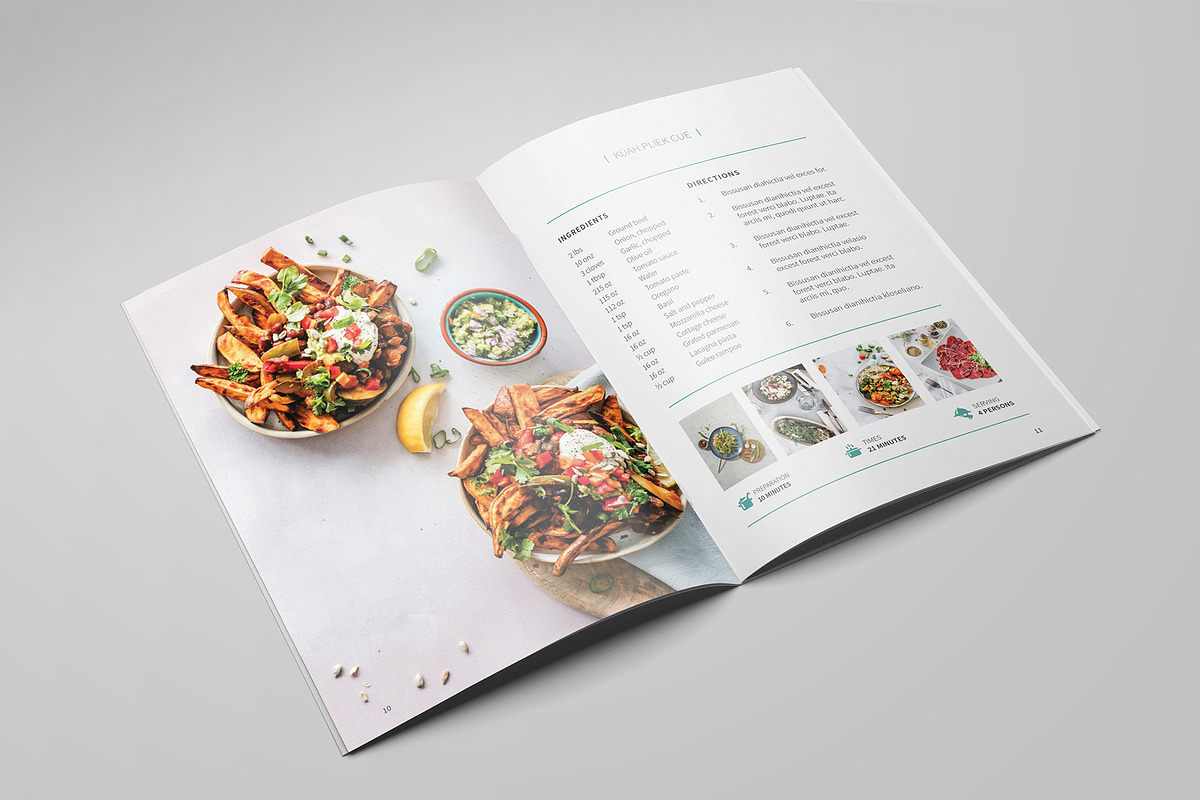 A5 Recipe Book II, a Brochure Template by Bookrak Graphic Design (Photo 6 of 13)