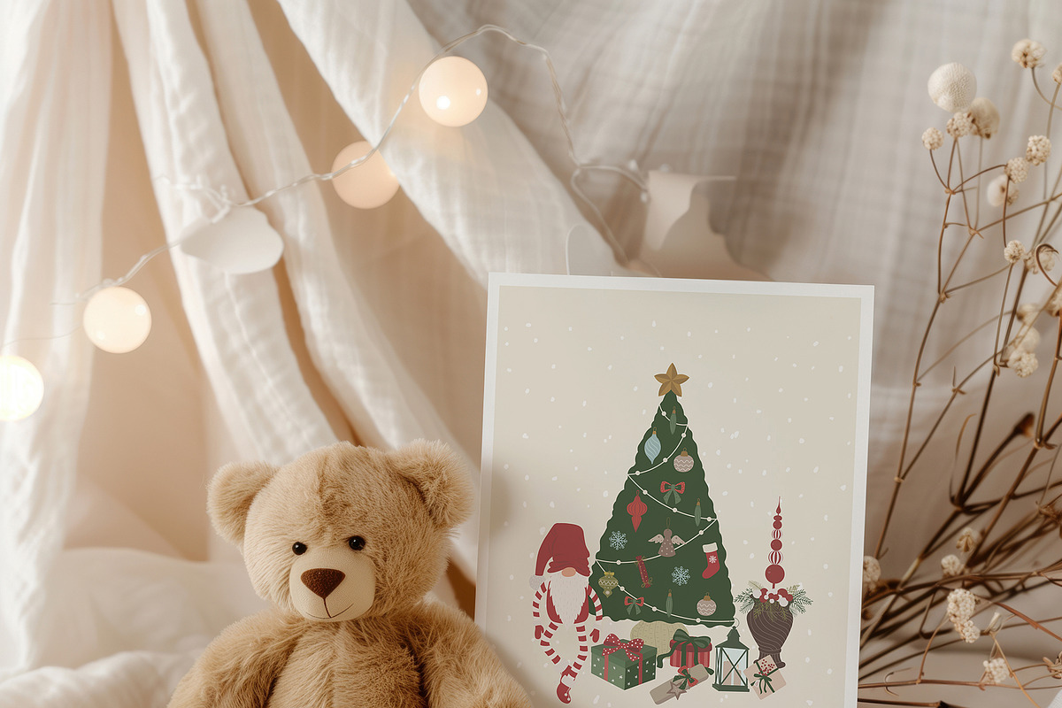 Holidays Nursery Mockups., a Books & Magazine Mockup by Designwork (Photo 15 of 16)