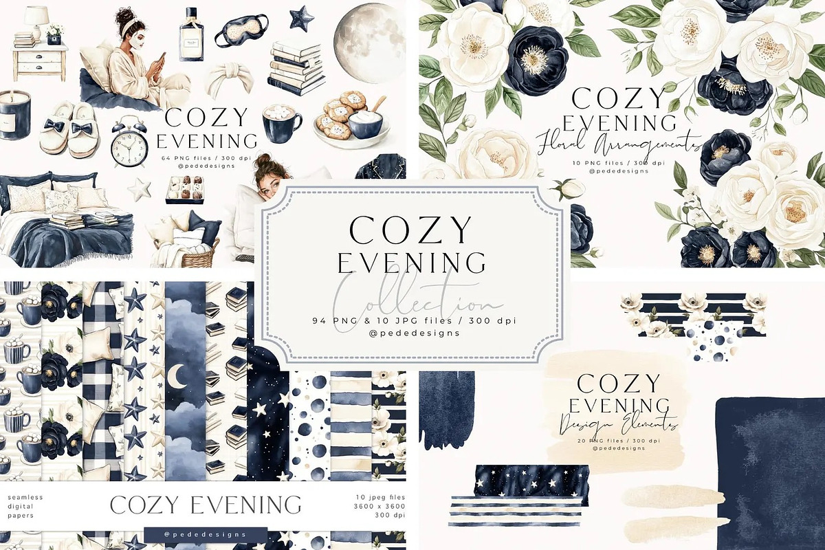 Cozy Evening, an Object Illustration by PeDe Designs (Photo 1 of 25)