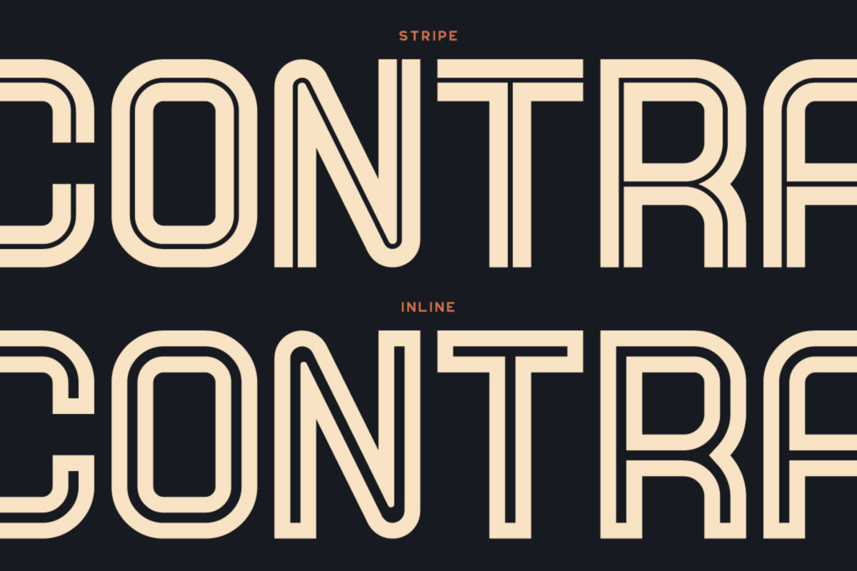 Contra Typeface, a Font by Tugcu Design Co. (Photo 4 of 4)