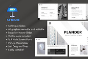 PLANDER  Minimal Keynote Template, a Presentation Template by Rizki Herdian (Thumbnail 1 of 5)