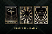 Complete Art Deco Graphics Bundle, a Texture Illustration by Wingsart Studio (Thumbnail 4 of 12)