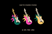 Music Illustrations Vector Set, an Illustration by HeyLuisa (Thumbnail 6 of 9)