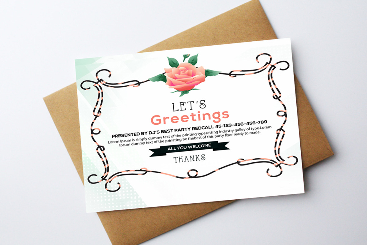 Multi Use Card Psd Template Bundle, an Invitation Template by Design Up ...