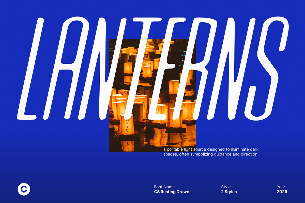 CS Resting Drawn, a Sans Serif Font by Craft Supply Co. (Photo 6 of 8)