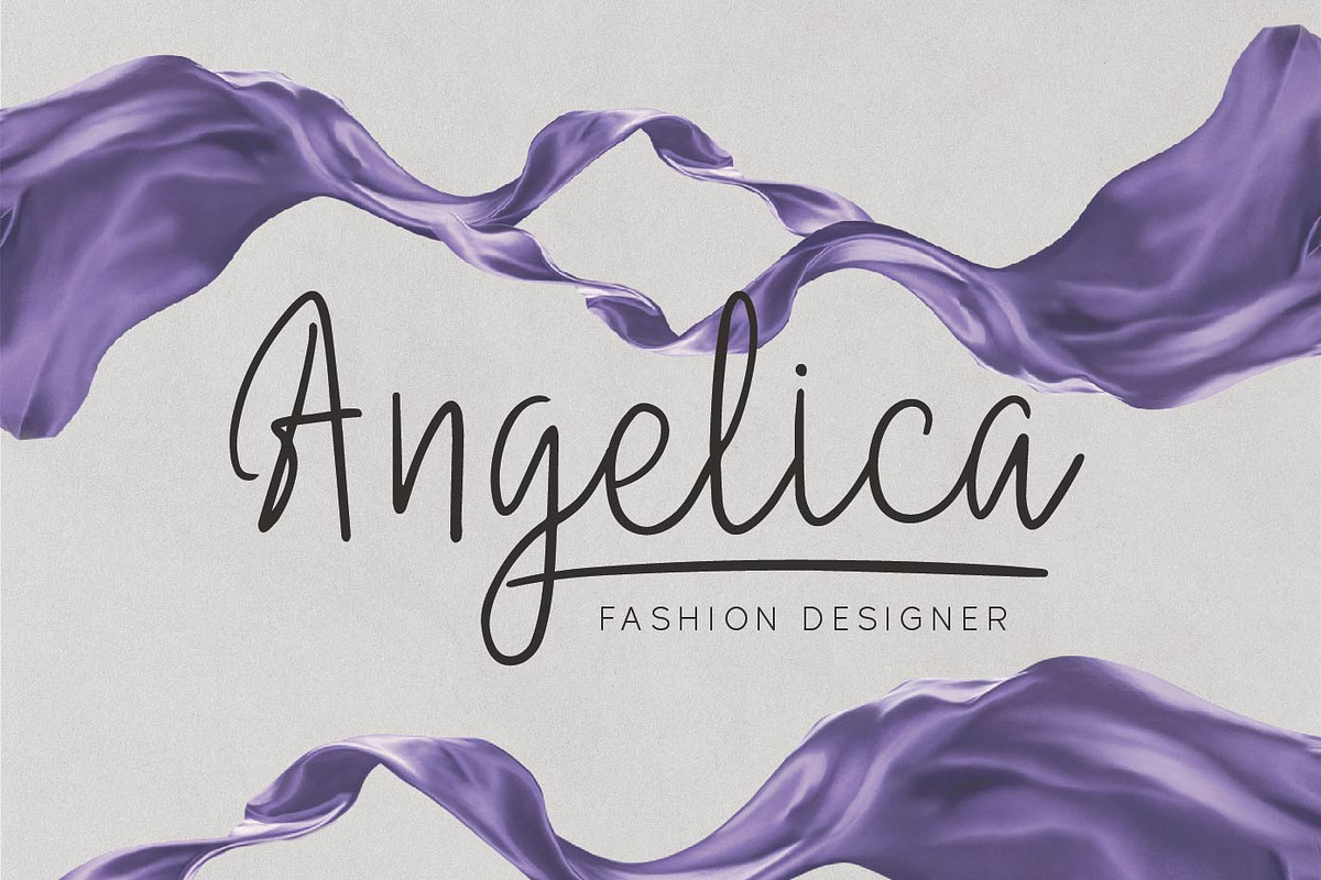 Dellatyna, a Script Font by Patria Ari (P4tcreativa) (Photo 5 of 10)