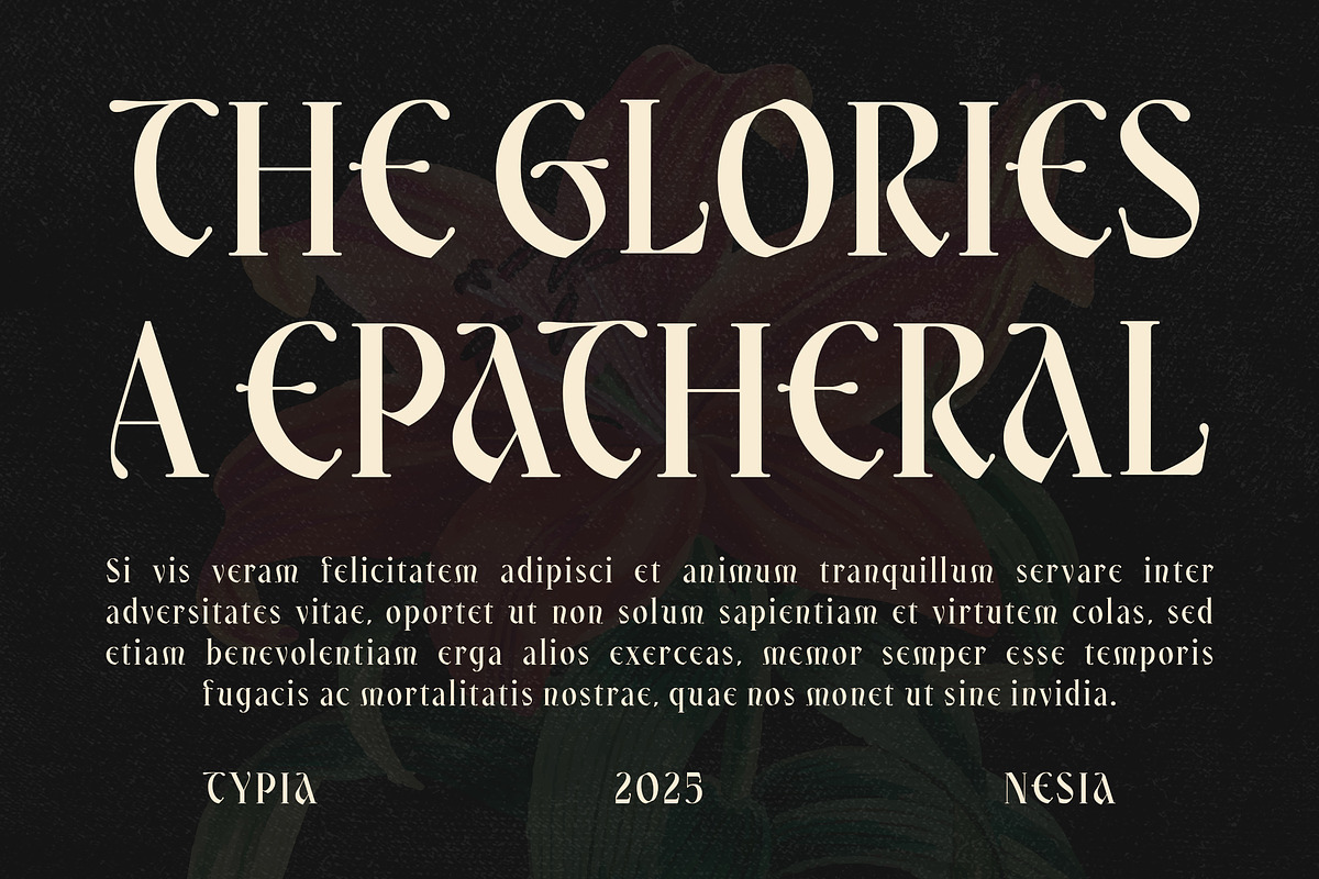 Eratrium - Classic Vintage Serif, a Serif Font by Typia Nesia (Photo 5 of 12)