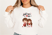 Just You & Me Couple Design, an Illustration by DreamArtGraphic (Thumbnail 2 of 6)