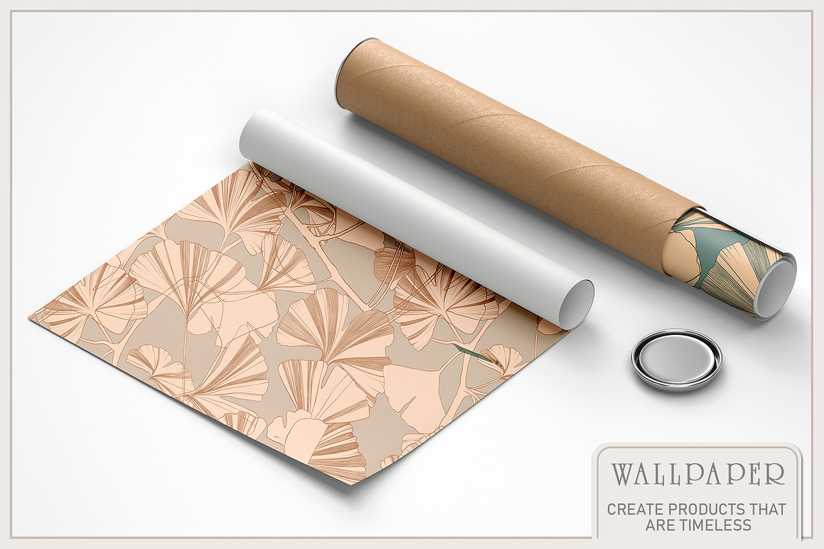 Fresco collection Ginkgo, a Wallpaper Graphic by Natalia0307 (Photo 13 of 17)