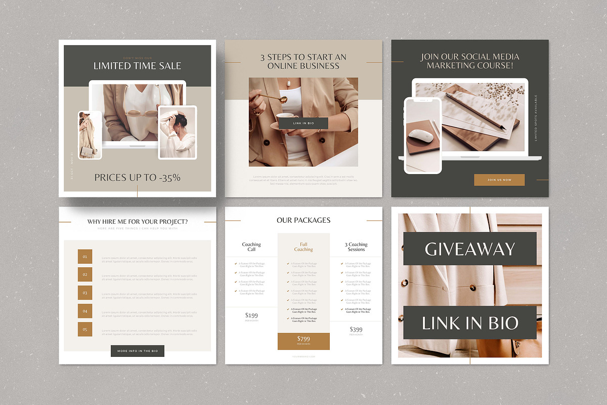 Elegant Social Media Marketing Pack, a Social Media Template by AndrewPixel (Photo 10 of 13)