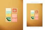 Retro Postage Stamp Mockup, an Advertising Mockup by Custom Scene (Thumbnail 7 of 10)