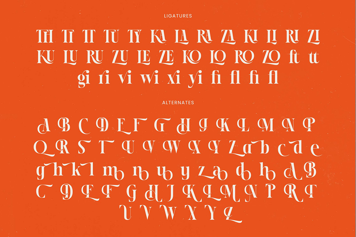Female Halzita Modern Alternate Font, a Serif Font by timelesstype.co (Photo 17 of 20)