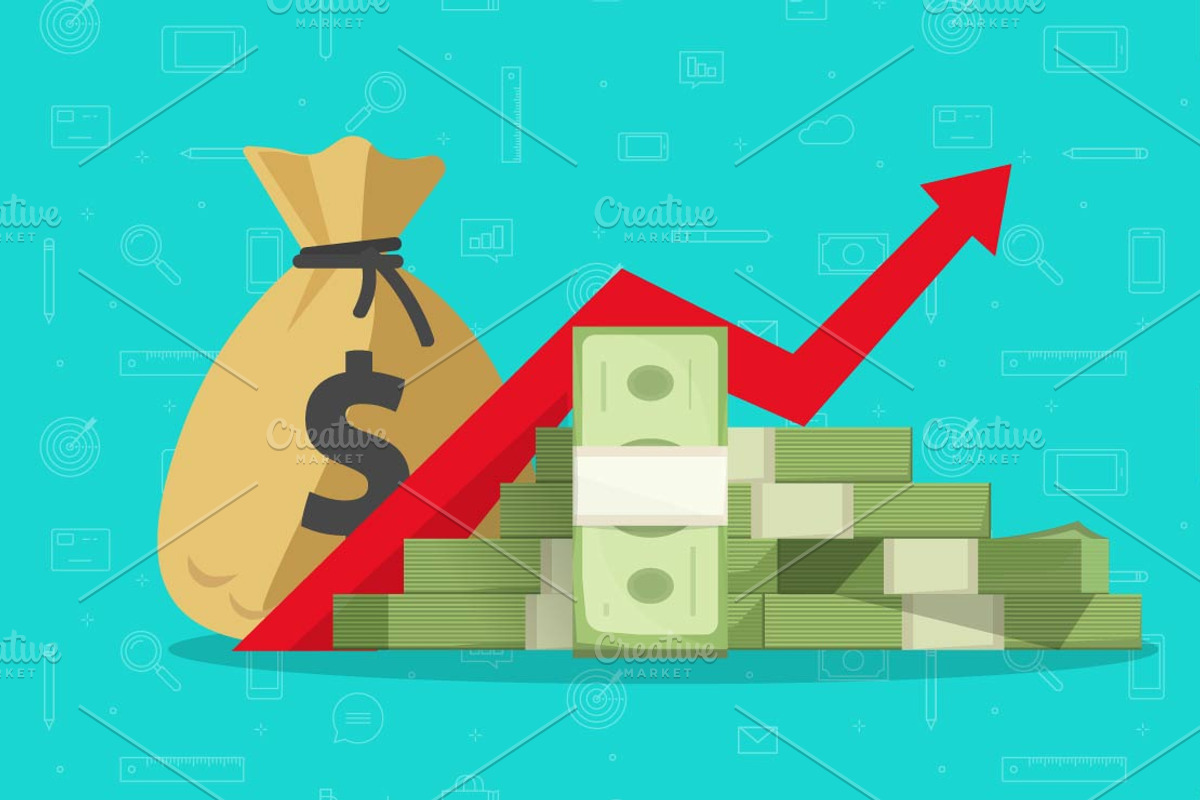 Money Profit Growth Benefit Income, an Illustration by vladwel (Photo 2 of 6)