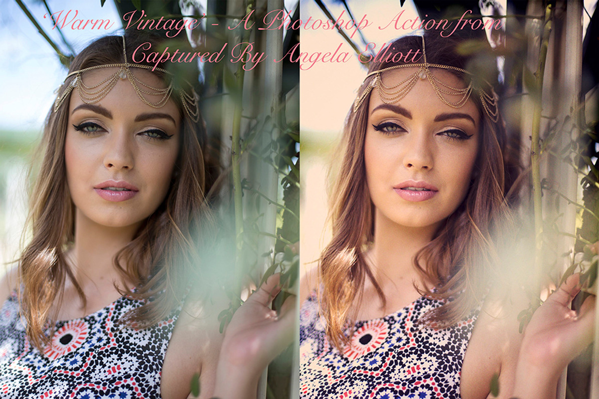 Warm Vintage Photoshop Action