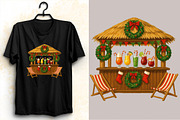 Watercolor Beach & Christmas Clipart, an Illustration by SVGArt (Thumbnail 2 of 7)