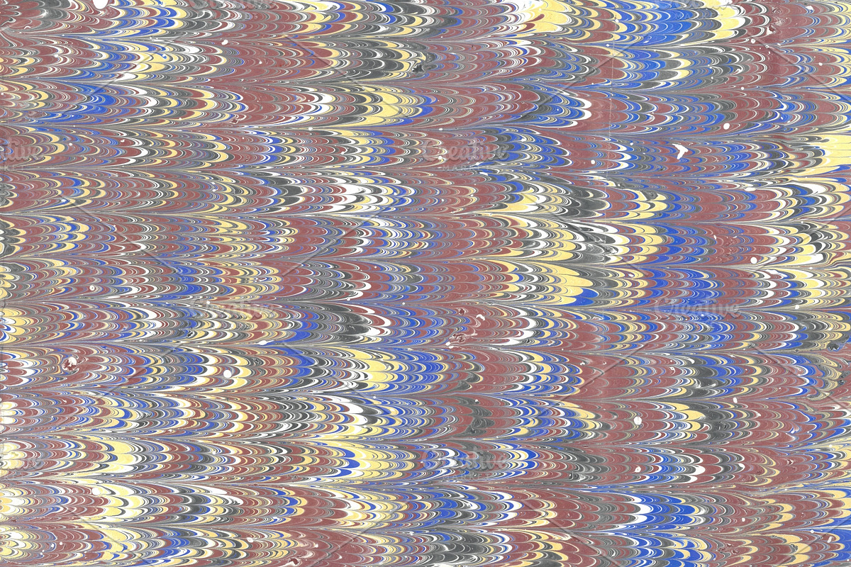 3 Hand Marbled Papers Amber, a Texture Graphic by Marblingdom (Photo 4 of 4)