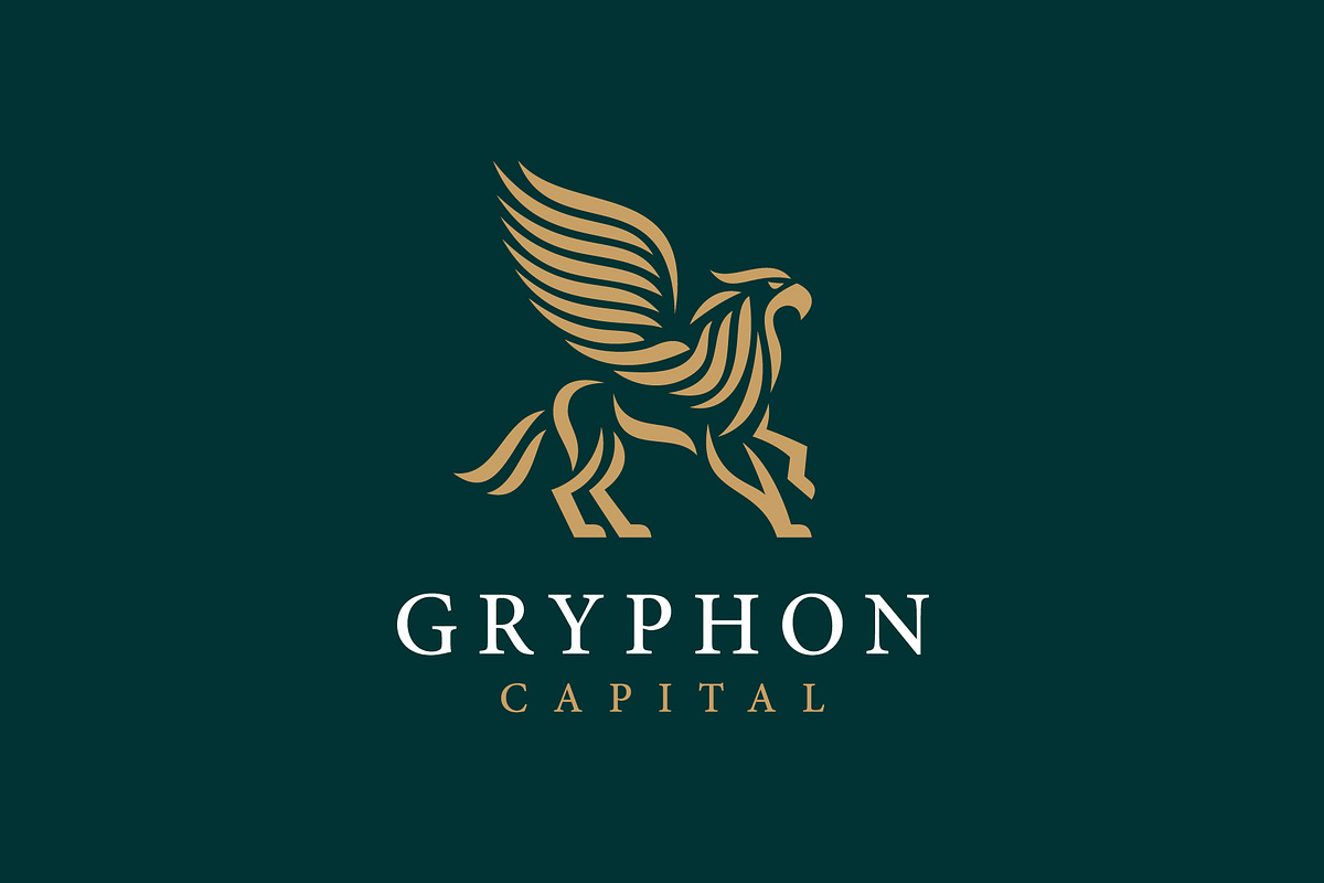 Royal Gryphon Logo Ancient Griffin, a Branding & Logo Template by brandphant