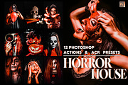 12 Horror House Photoshop Actions, an Action Add-On by Hue Palettte Studio (Thumbnail 1 of 10)