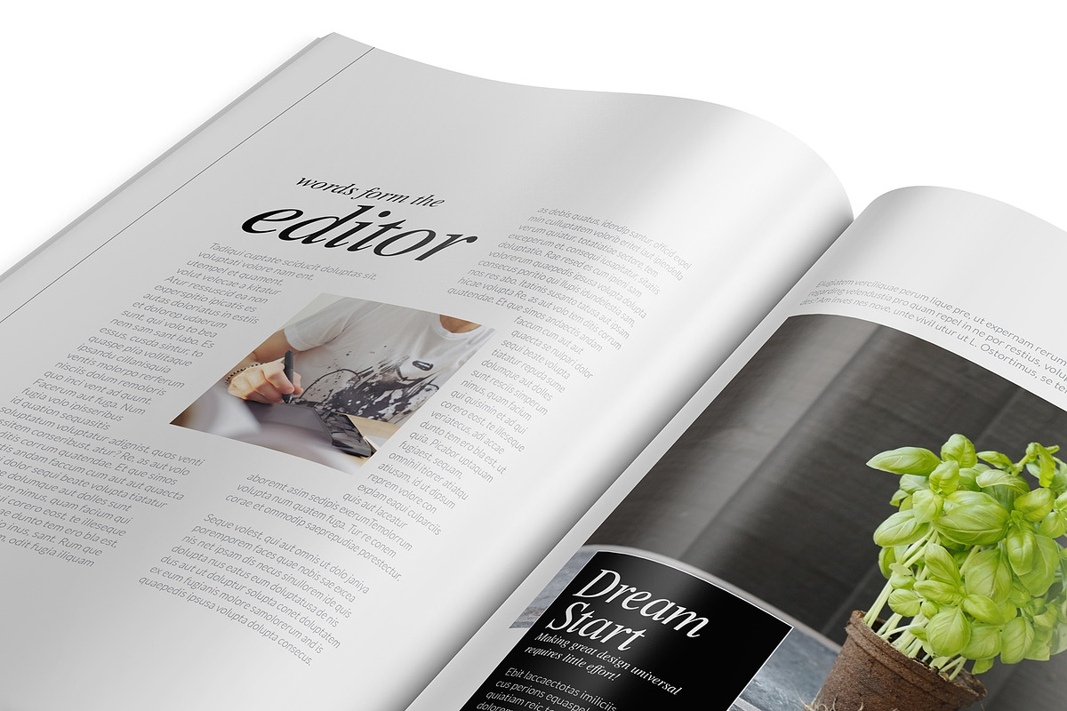 Magazine Template InDesign 12, a Magazine Template by Love Graphic Design (Photo 5 of 20)