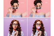 Bubblegum Overlays PNGs, a Layer Style Add-On by Wild Honey Design Co. (Thumbnail 3 of 3)