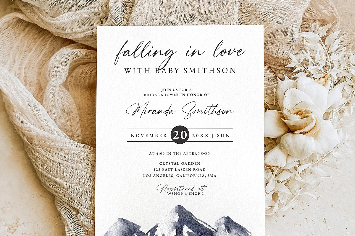 Baby Shower Template, an Invitation Template by ShineOnWedding (Photo 5 of 10)