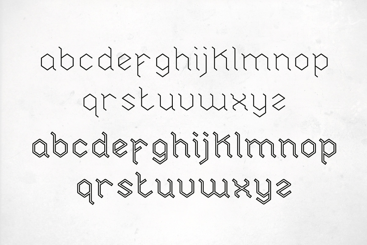 Envoyer Hex Font + Hand Illustrations preview 3