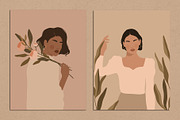 Flower Girls Abstract Posters, a Decorative Illustration by Miracles Everywhere (Thumbnail 3 of 5)