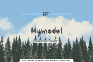 Hypnodot Optical Dot Display Font